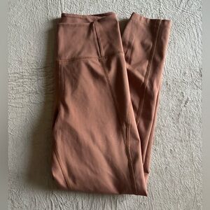 Girlfriend Collective Tan Quarter length leggings